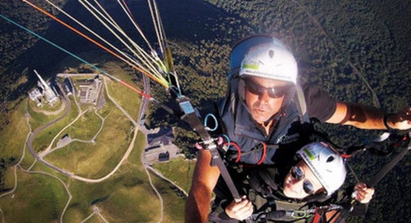 Billet Baptême en Parapente à Orcines près de Clermont-Ferrand