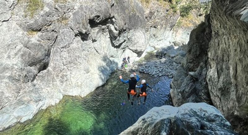 Billet Canyoning dans la Vallée d'Aoste en Italie