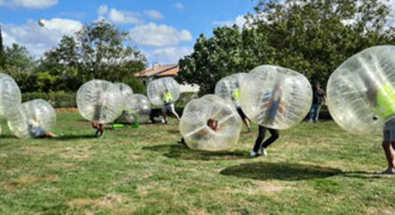 Billet Bubble Foot à domicile ou à Aigues-Vives près de Montpellier