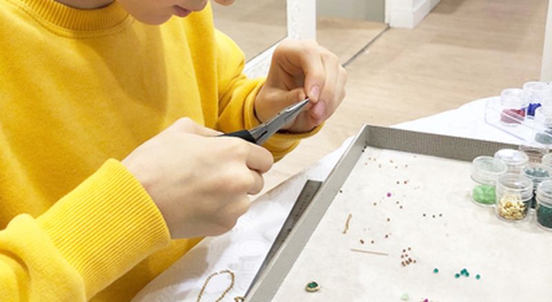 Billet Atelier enfant création de bijoux à Paris 16ème
