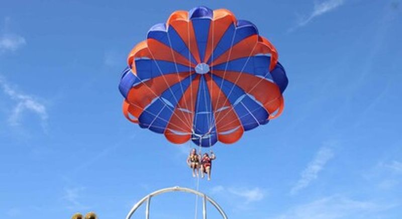 Billet Vol en parachute ascensionnel sur la plage de la Nartelle à Sainte-Maxime
