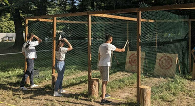Billet Lancer de hache à la Base de l'étang de la Vallée