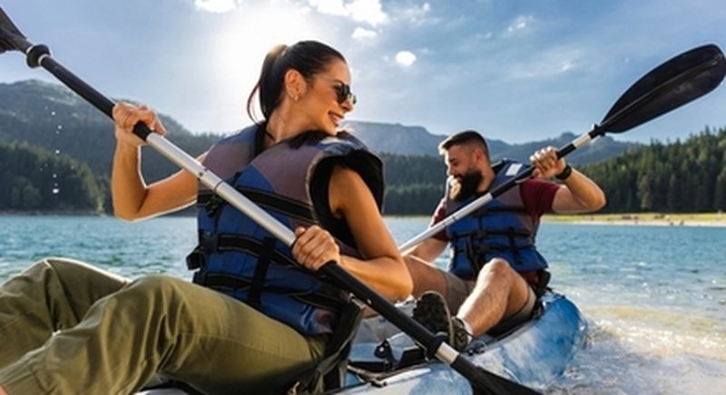 Billet Kayak sur le Lac de Sames