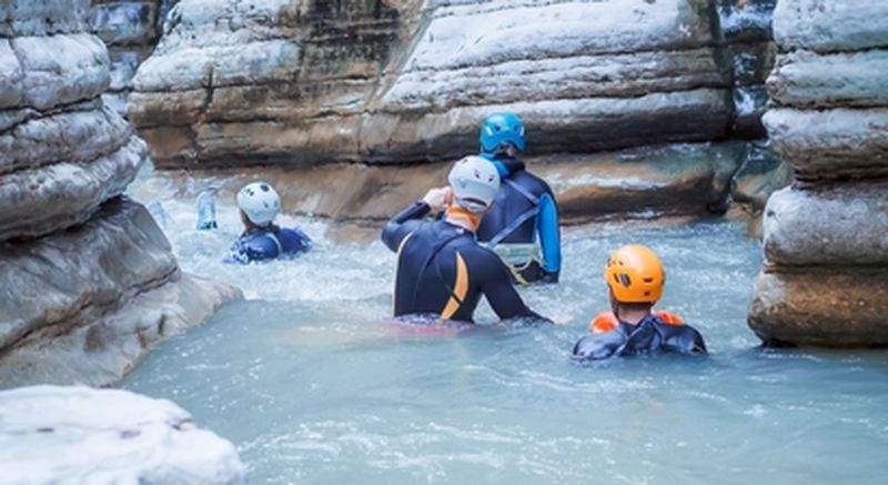 Billet Canyoning en eau chaude spécial hiver à Thuès près de Perpignan