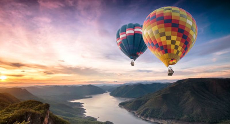 Billet Vol en Montgolfière au dessus de l'Anjou près de Saumur