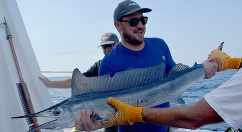 Billet Pêche au gros en mer méditerranée près de Cannes