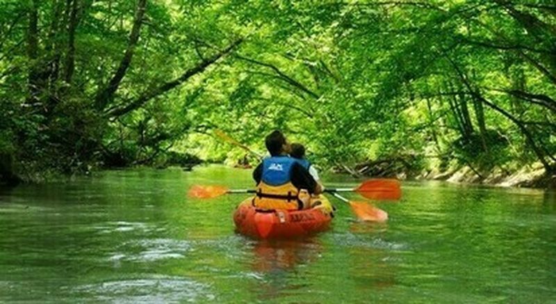 Billet Canoë biplace en eau vive à Sorde-l'Abbaye dans les Landes