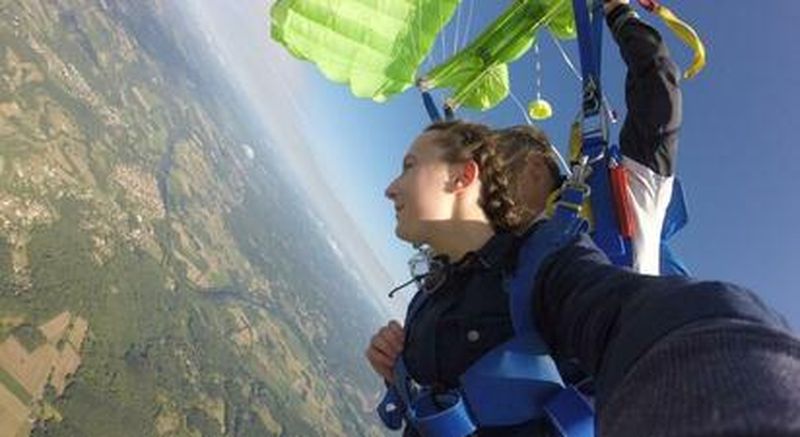 Billet Saut en Parachute Tandem près de Millau