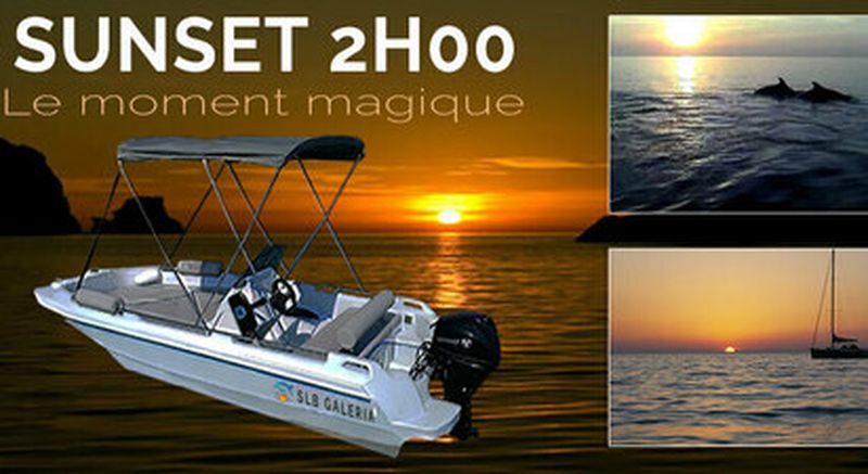 Billet Balade sunset à la réserve de Scandola avec un bateau sans permis