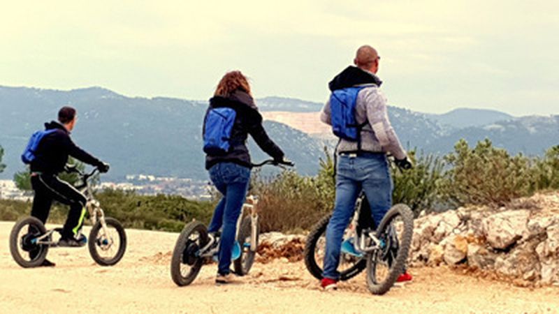 Billet Trottinette électrique Tout Terrain à la Ciotat - Randonnée avec vue sur les Calanques de Cassis