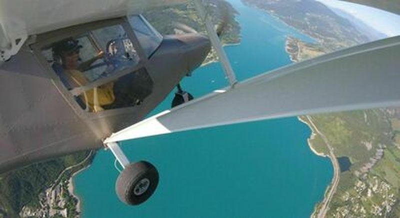 Billet Baptême de l'air en ULM en Ubaye au-dessus du lac de Serre-Ponçon à Barcelonnette
