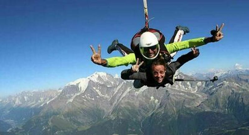 Billet Saut en Parachute à Megève depuis un Hélicoptère