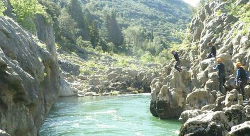 Billet Canyoning dans l'Herault près de Montpellier - Canyon du Diable