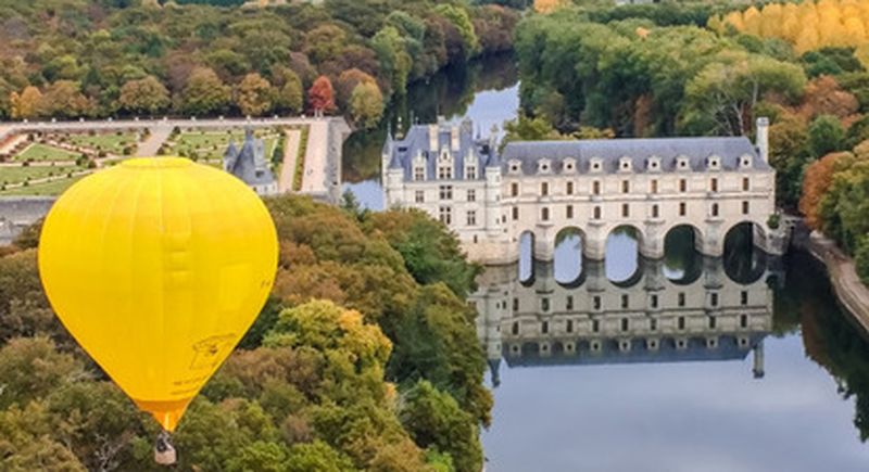 Billet Vol en Montgolfière à Chenonceau - survol des châteaux de la Loire