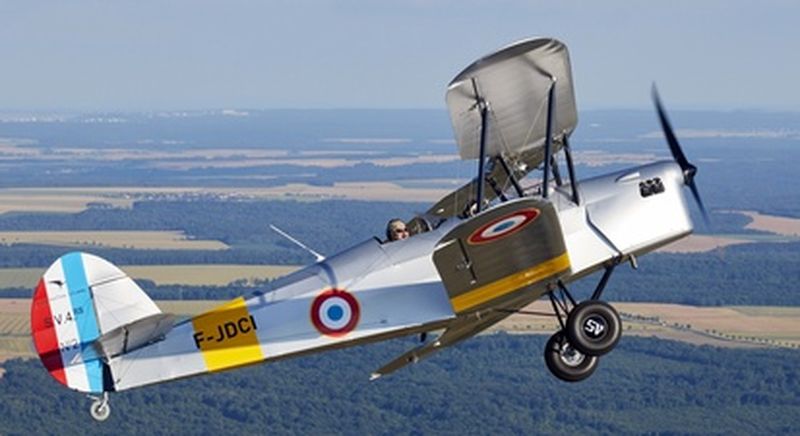 Billet Baptême de l'air en Avion Léger bi-plan près de Nancy