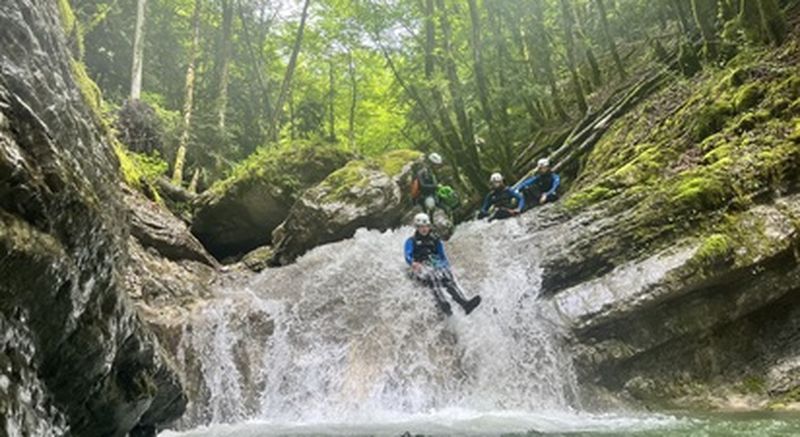 Billet Canyoning à Angon près du lac d'Annecy
