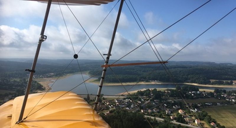 Billet Baptême de l'air en Avion léger Biplan ou ailes basses à Epinal