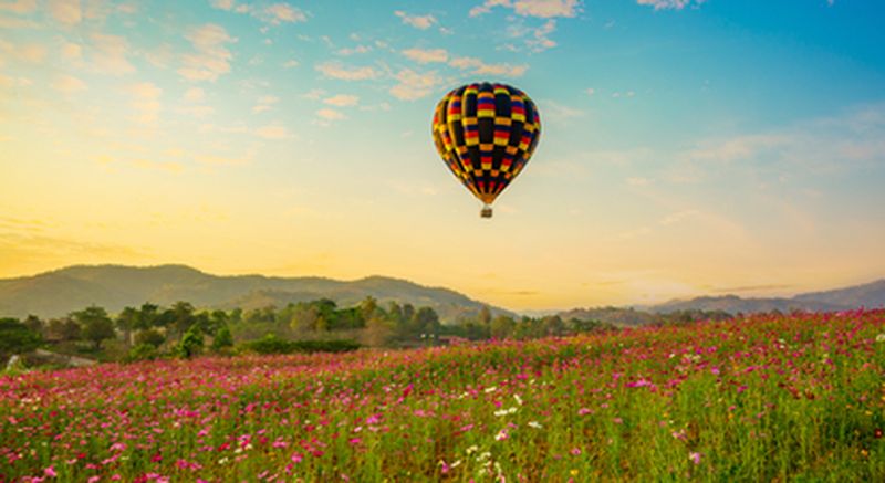 Billet Vol en Montgolfière près du Parc Naturel des Caps ou du Marais d'Opale