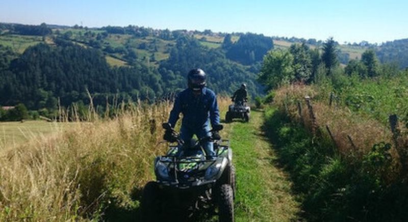 Billet Randonnée en quad près du Puy en Velay