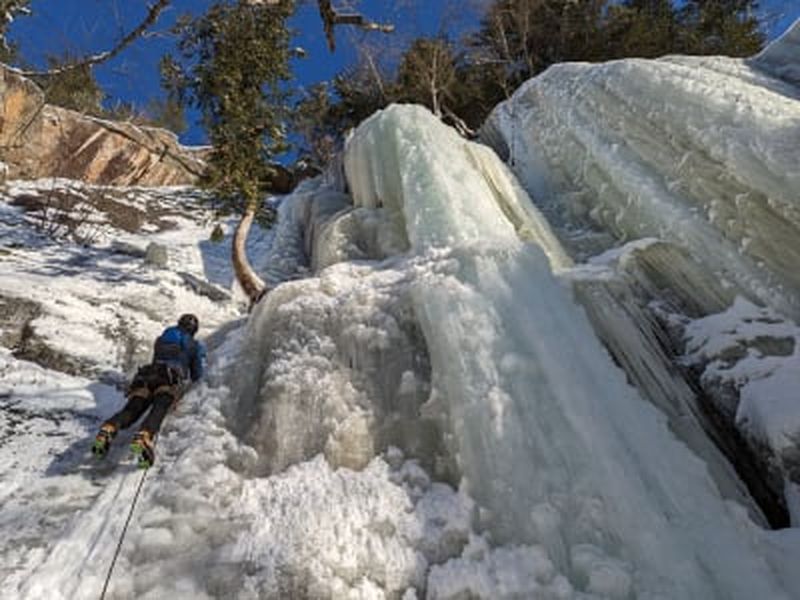 Billet Découverte de l'escalade de glace à Trois-Rives, en Mauricie