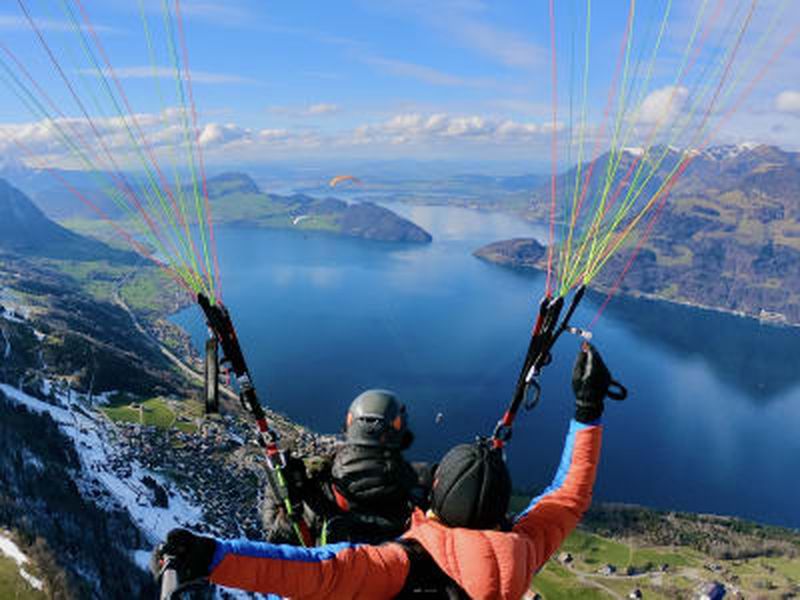 Billet Vol biplace en parapente à Lucerne