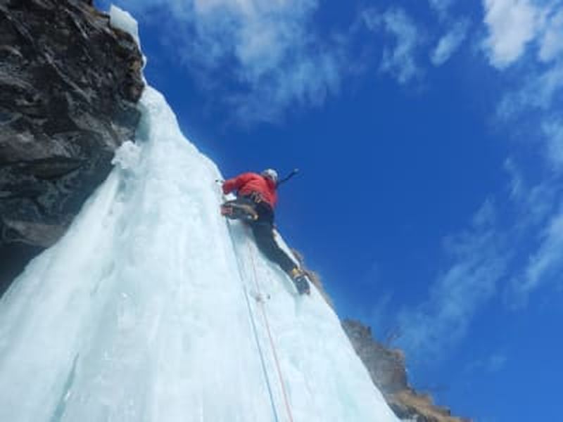 Billet Escalade sur glace à Cogne, Vallée d'Aoste