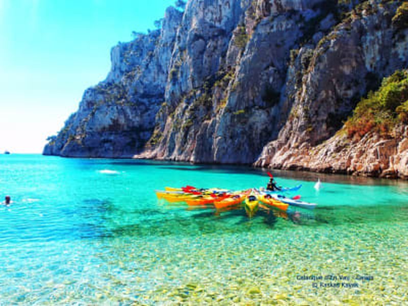 Billet Journée en kayak de mer dans le Parc national des Calanques de Marseille