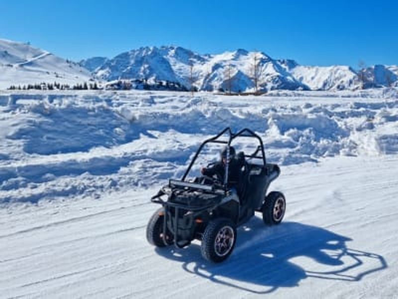 Billet Initiation à la conduite de buggy sur glace à l’Alpe d’Huez