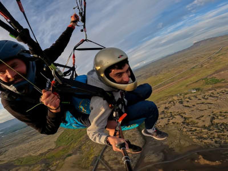 Billet Vol en parapente en tandem près de Reykjavík