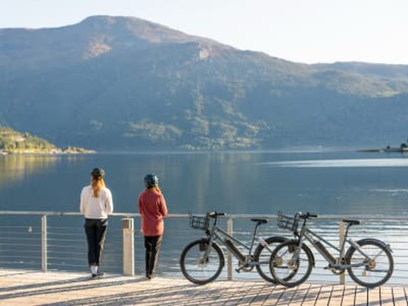 Billet Croisière en bateau dans les fjords et randonnée à vélo de Sogndal à Fimreite et Haug Gard