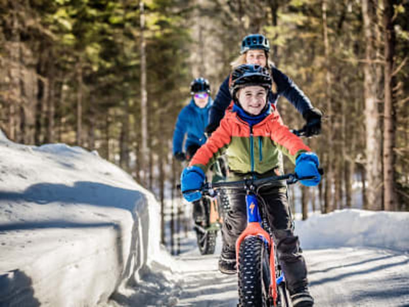 Billet Randonnée privée guidée en fat bike depuis Lac-Delage dans les forêts de Québec