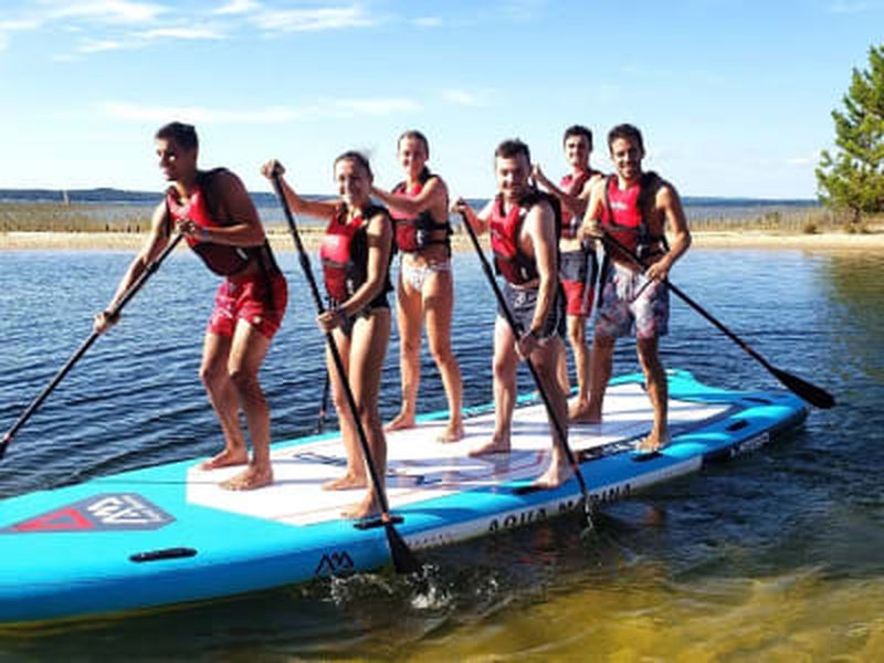 Billet Location de paddle géant à Biscarrosse depuis Navarrosse