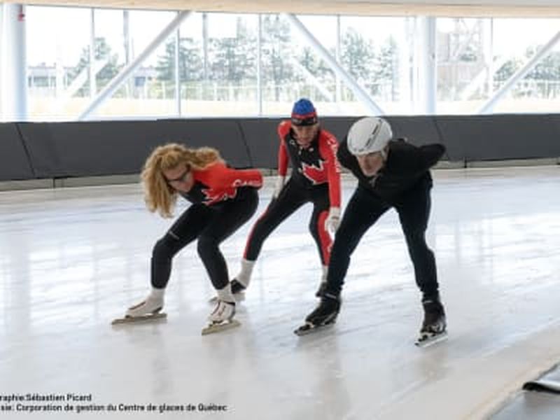 Billet Initiation privée au patinage de vitesse dans le Centre de glaces de Québec