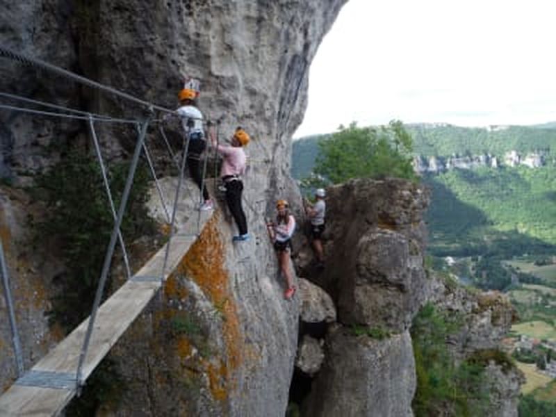 Billet Via ferrata de Liaucous dans les gorges du Tarn