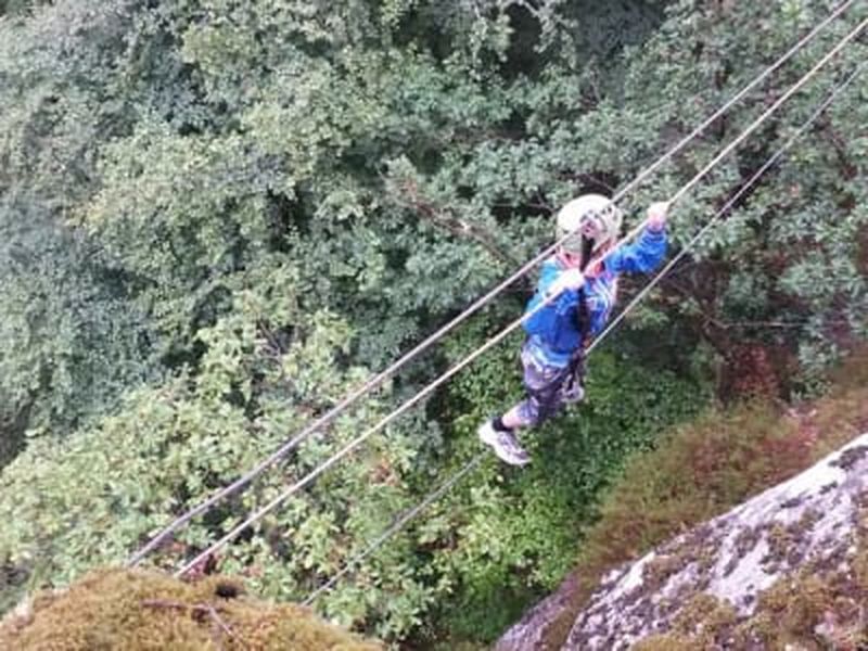 Billet Via ferrata de Truyère dans l'Aubrac