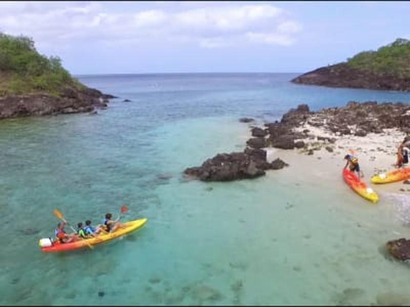 Billet Location de kayak de mer dans la Réserve Cousteau depuis Bouillante, Guadeloupe
