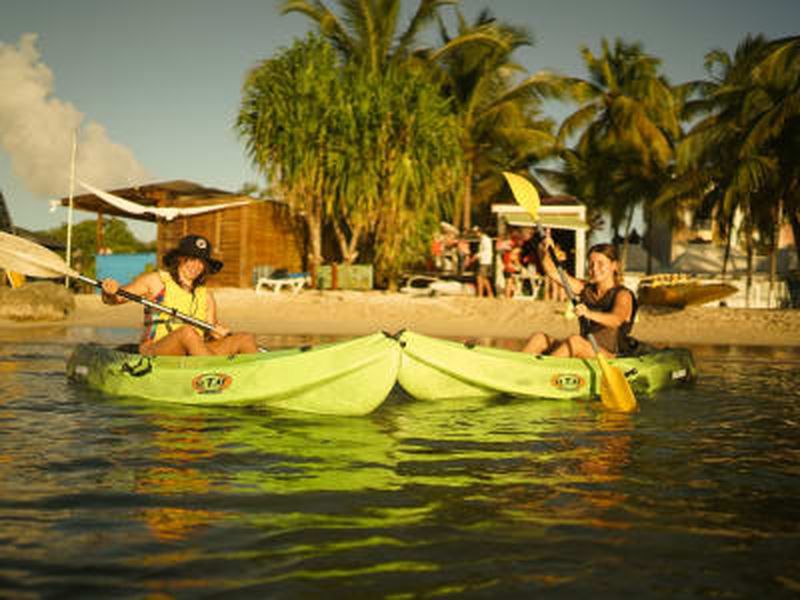 Billet Initiation au kayak de mer sur le lagon du Gosier, Guadeloupe