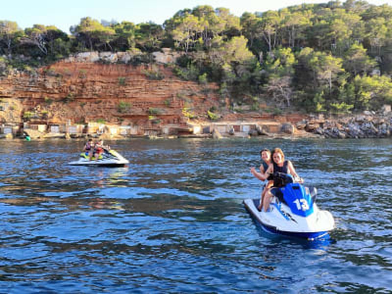 Billet Excursion en Jet Ski de San Antoni de Portmany à Cala Salada, Ibiza