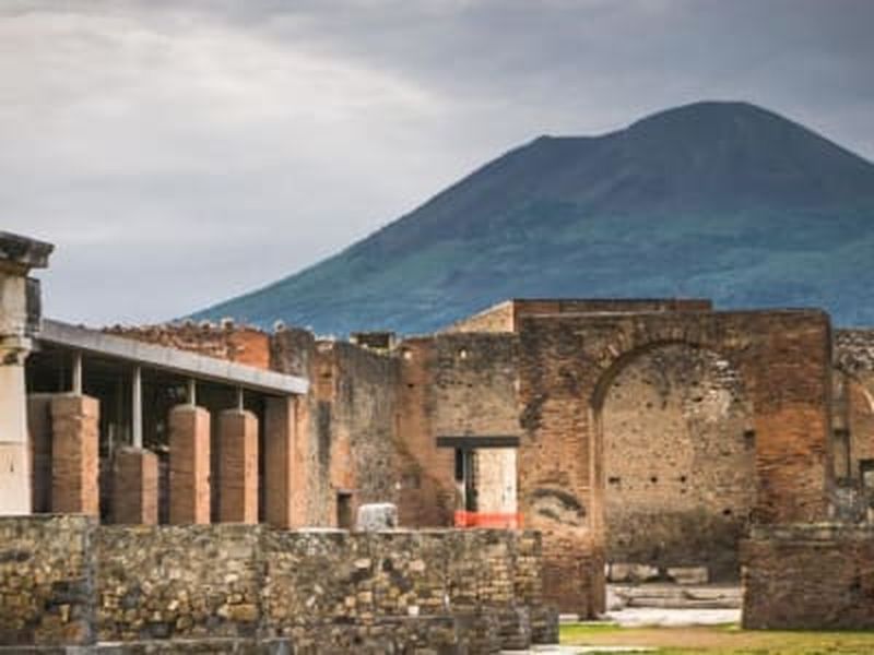 Billet Visite guidée de Pompéi et balade à cheval autour du Vésuve avec repas