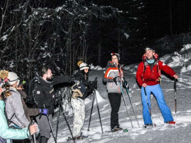 Billet Randonnée Nocturne Raquettes à Neige à Megève