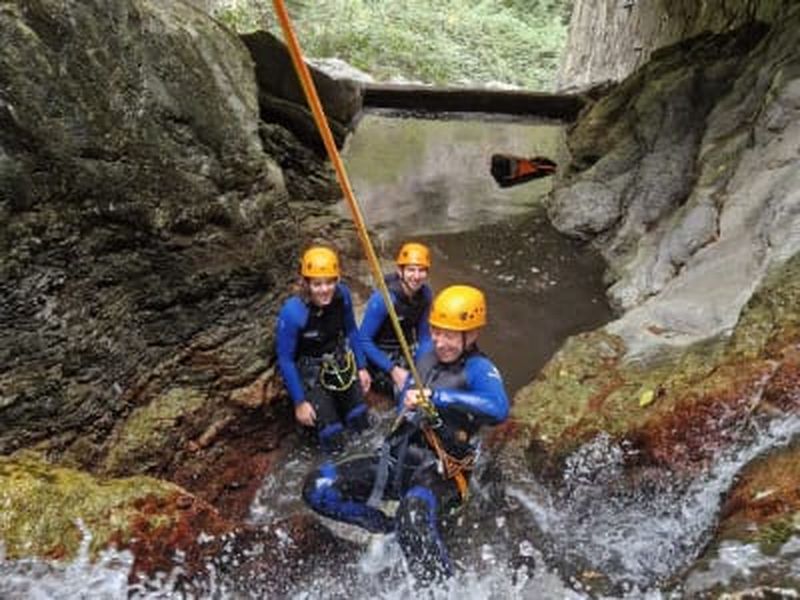 Billet Canyon en eaux chaudes de Thuès à Thuès-Entre-Valls, Pyrénées-Orientales