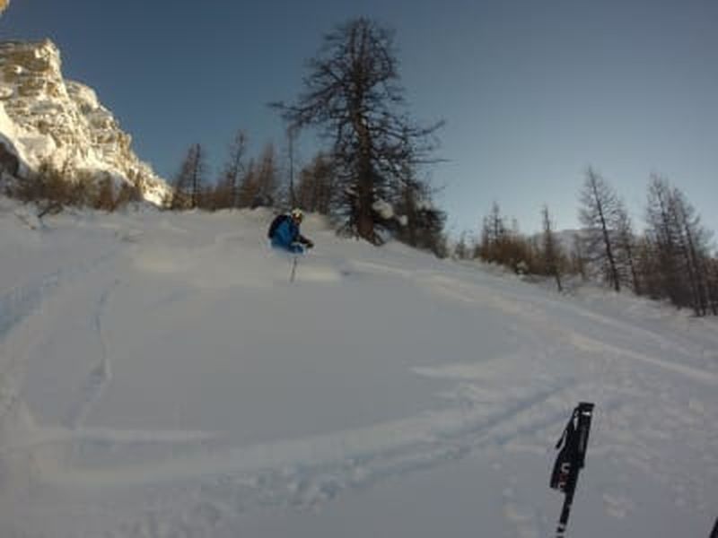 Billet Ski et Snowboard hors-piste à Monetier, Serre Chevalier