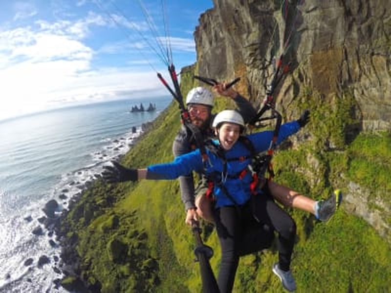 Billet Vol en parapente en tandem au-dessus de Vík í Myrdal