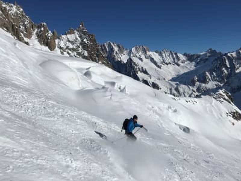 Billet Descente à Ski de la Vallée Blanche, Chamonix