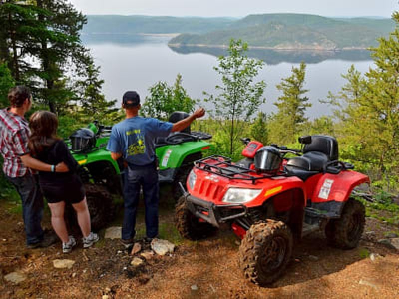 Billet Randonnée en quad (VTT) dans le fjord du Saguenay près de Tadoussac