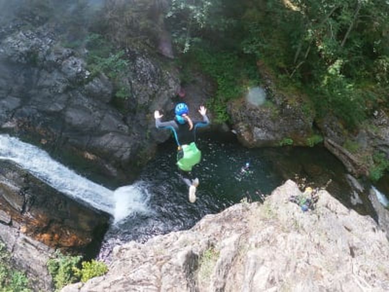 Billet Canyoning dans le Bramabiau, près de Millau