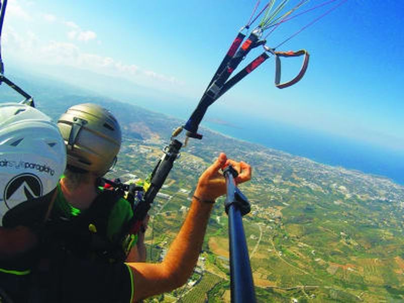Billet Vol en parapente en tandem depuis Malia près d'Héraklion en Crète