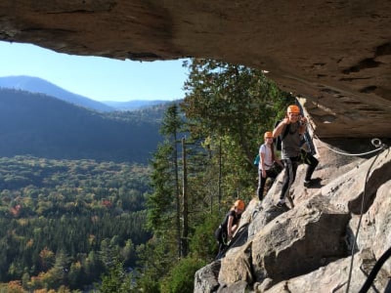 Billet Via ferrata du Nord dans la Vallée Bras-du-Nord, près de Québec