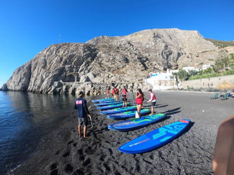 Billet Excursion en SUP et plongée en apnée depuis la plage d'Avis à Santorin