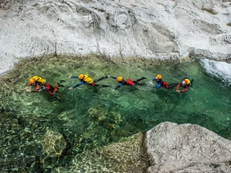 Billet Descente du canyon du Verghellu près de Corte